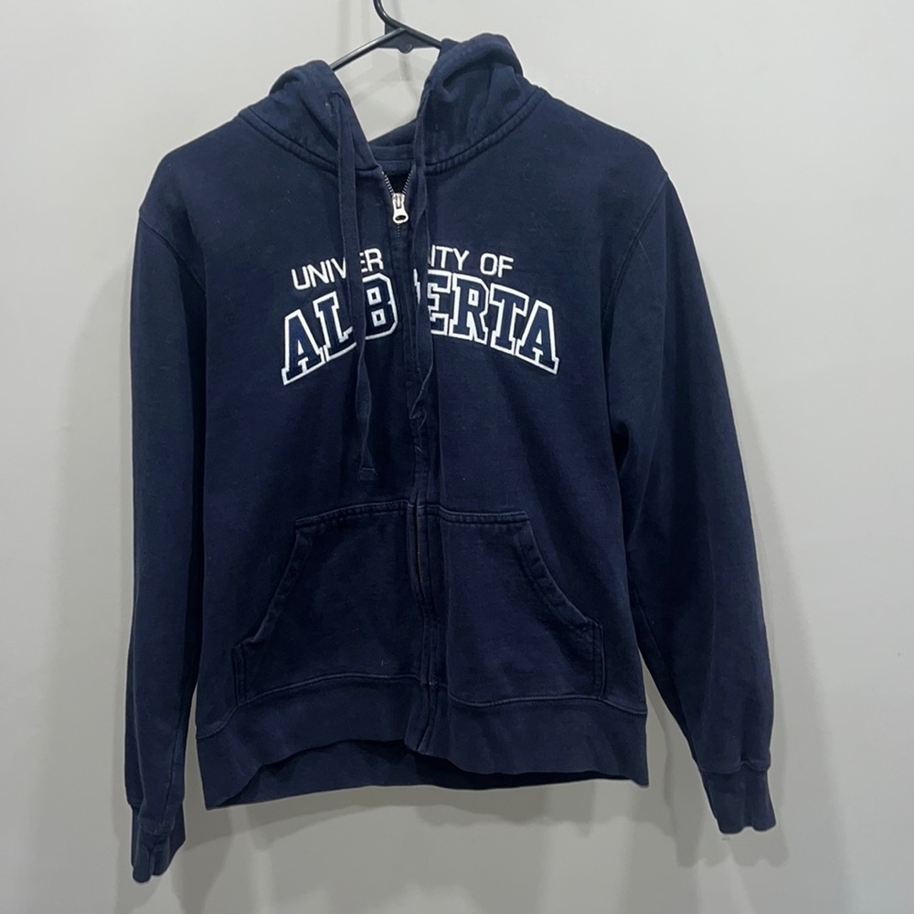 University of  Alberta medium zip up hoodie